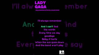 Lady Gaga - Always Remember Us This Way | Karaoke Version