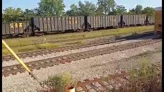 Empty coke express coal train in barberton Ohio