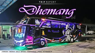 TIM KOTA SANTRI | Trip Report Po. Haryanto HR 164 "Dhemang" (Madiun-Bekasi)