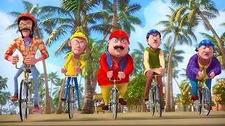 Motu Patlu's Ultimate Cycle Adventure | Viral Comedy Ride 2024