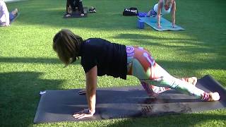 Healthy Outdoor Yoga with Erin at The Bazaar