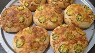 Jalepeno Cheese Buns | Jalepeno Cheddar wheat Buns | Breakfast Buns Recipe | Cheese Bread Recipe