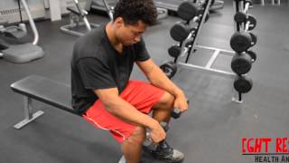 Tutorial | Seated Palms-Down Dumbbell Wrist Curl