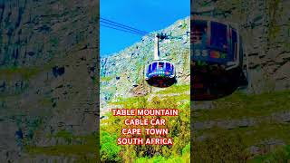 Table Mountain / Cable Car / Cape Town / South Africa.  #travel #tablemountain #africaadventures