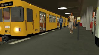 TRS 2004 U Bahn Berlin F79U auf der U55 nach Turmstraße