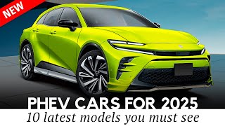 10 New PHEV Cars with Largest Batteries for Better Fuel Efficiency in 2025