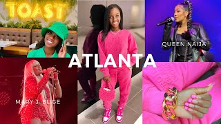 Vlog| ATL + Mary J Blige Good Morning Gorgeous Tour: Queen Naija & Ella Mai in Chicago+ Sneaker haul