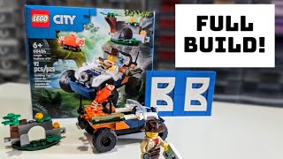 Lego City 60424: Jungle Explorer ATV. Full build and Commentary