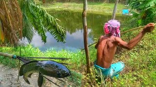 টেটা দিয়ে দেশি মাছ শিকার | Village Fish Hunting Method Traditional Way (Part-5)