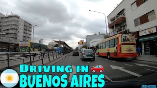 Driving in Buenos Aires (from Lanús to Nueva Pompeya)