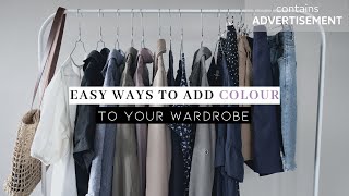 4 ways to add more colour to your wardrobe | Capsule wardrobe colour palette