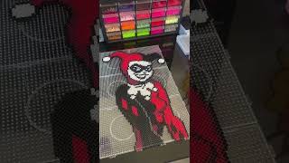 She came out beautifully! #fyp #perlerbeads #harleyquinn #shorts