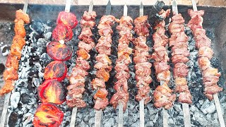 Enjoy roasting lamb and baking delicious muffins:  delicious lamb kebab and recipes muffins walnut