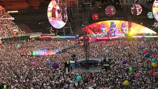 "Adventure of a Lifetime" by Coldplay @ Olympic Helsinki Stadium. 30.07.2024