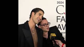 Darren Criss STUNS in Bold Shirtless Ballgown Look at CFDA!