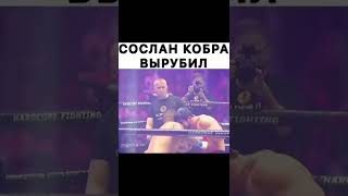 Сослан кобра вырубил соперника👊✊🔥#shorts #кулачныебои #хардкор #mma #бои #боибезправил #россия