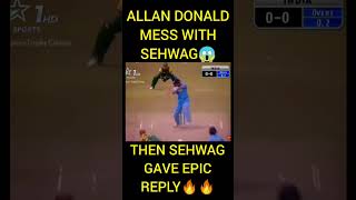 Sehwag vs Donald #highlights #cricket