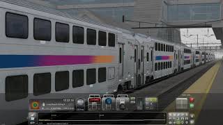 [Train Simulator 2021] NJ Transit Virtual Fanning Long Branch Bound Train bypassing Newark Airport