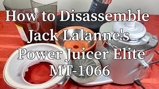 HOW TO DISASSEMBLE PARTS OF JUICER MAKER || Jack Lalannes Power Juicer Elite P3