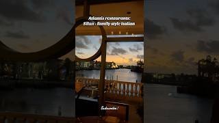 Atlantis restaurants: Silan - family style Italian in Bahamas #atlantisbahamas #restaurantparadise