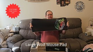 Large Wolf Mouse Pad