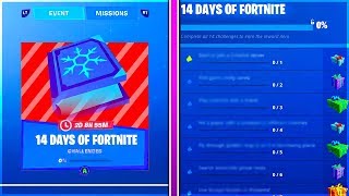 I Got 14 DAYS OF FORTNITE Christmas Challenges in Fortnite Battle Royale!