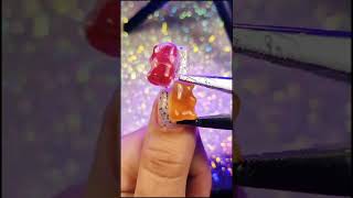 МАРМЕЛАДНЫЕ МИШКИ НА НОГТЯХ #gummibär #jellybear #мармеладныемишки #ногти