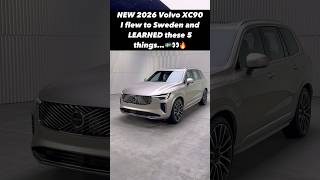 Five Things You *NEED* To Know About the NEW 2026 Volvo XC90!