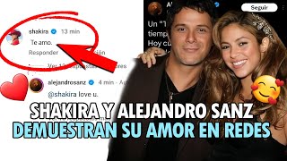 SHAKIRA reaparace, y le demuestra su cariño a su gran amigo ALEJANDRO SANZ. 🫂❤️