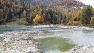 LAGO di ALLEGHE - in Volo su un Lago Magnifico e Suggestivo [ @albanononnato4734 FilmArt ]