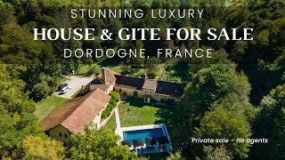 "SOLD" Luxury property for sale with gite near Beaumont, Dordogne, France