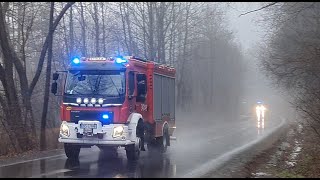 OSP Nawojowa oraz OSP Łabowa alarmowo do zadymienia w Budynku !