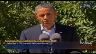 FULL SPEECH - President Obama Speaks on Egypt, Cancels US-Egyptian Military Exercises - 8/15/2013