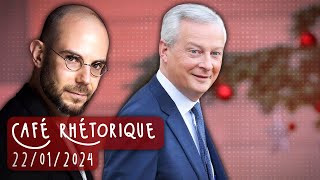 Le Maire enterre le chèque alimentaire - Le Café Rhétorique - Stream du 22/01/2024