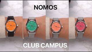 Nomos Club Campus - Four colors, two sizes