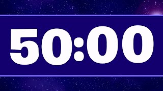 No.1 Vaporwave & Chill-Out 50 Minutes - ⏱ TIMER & ALARM ⏱ - COUNTDOWN (With Music)