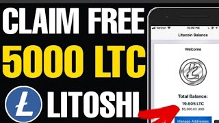 PAYMENT PROOF + HOW I EARNED OVER 5000 LITECOIN LITOSHI INSTANTLY ON MY WALLET| NO INVESTMENT| FREE