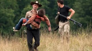 Shane kills Carl in the walking dead ( Deleted scene )