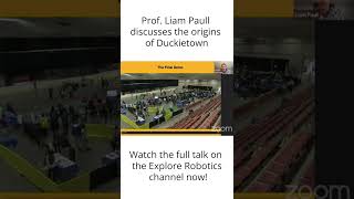 Prof. Liam Paull Discusses the Origins of Duckietown #shorts #robotics #ai  #cmu