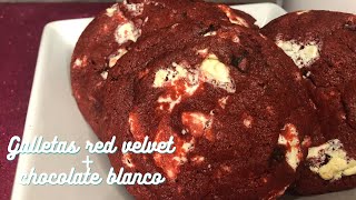 GALLETA REDVELVET Y CHOCOLATE BLANCO