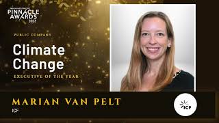 2023 Pinnacle Award Winner: ICF's Marian Van Pelt