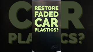 Restoring Faded Car Plastics With Polytrol Owatrol. #polytrol #owatrol #poltrolowatrol