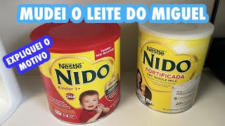 [ALERTA MAMAES]  MUDEI O LEITE DO MIGUEL / EXPLIQUEI O MOTIVO DE TER MUDADO O LEITE!