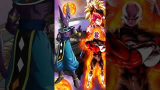 Beerus vs. Goku, Jiren and Vegeta #shorts #demonslayer #dbd #durecorder