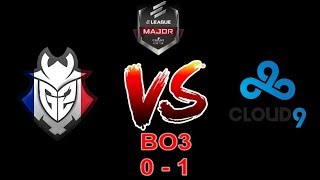 G2 vs Cloud9 [Boston Major -  Champions Stage] CS:GO [QuarterFinals]