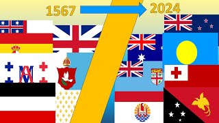 Evolution of ALL OCEANIAN Flags throughout History (1567-2024)