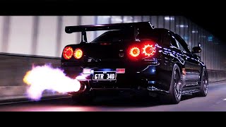 Nissan R34 GT R in Tokyo 900HP  Raw Sound 4K