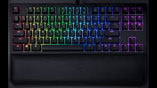 Razer Blackwidow Chroma V2 (razer yellow switches) unboxing, review, and type test