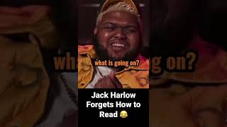 Jack Harlow Forgets How to Read 😂