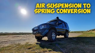 Land Rover Discovery Td5 Rear Air Suspension to Coil Spring Conversion